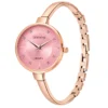 ECSTATIC – Kada Design, Gold Case, Metal Strap, Rose Dial Women’s Watch