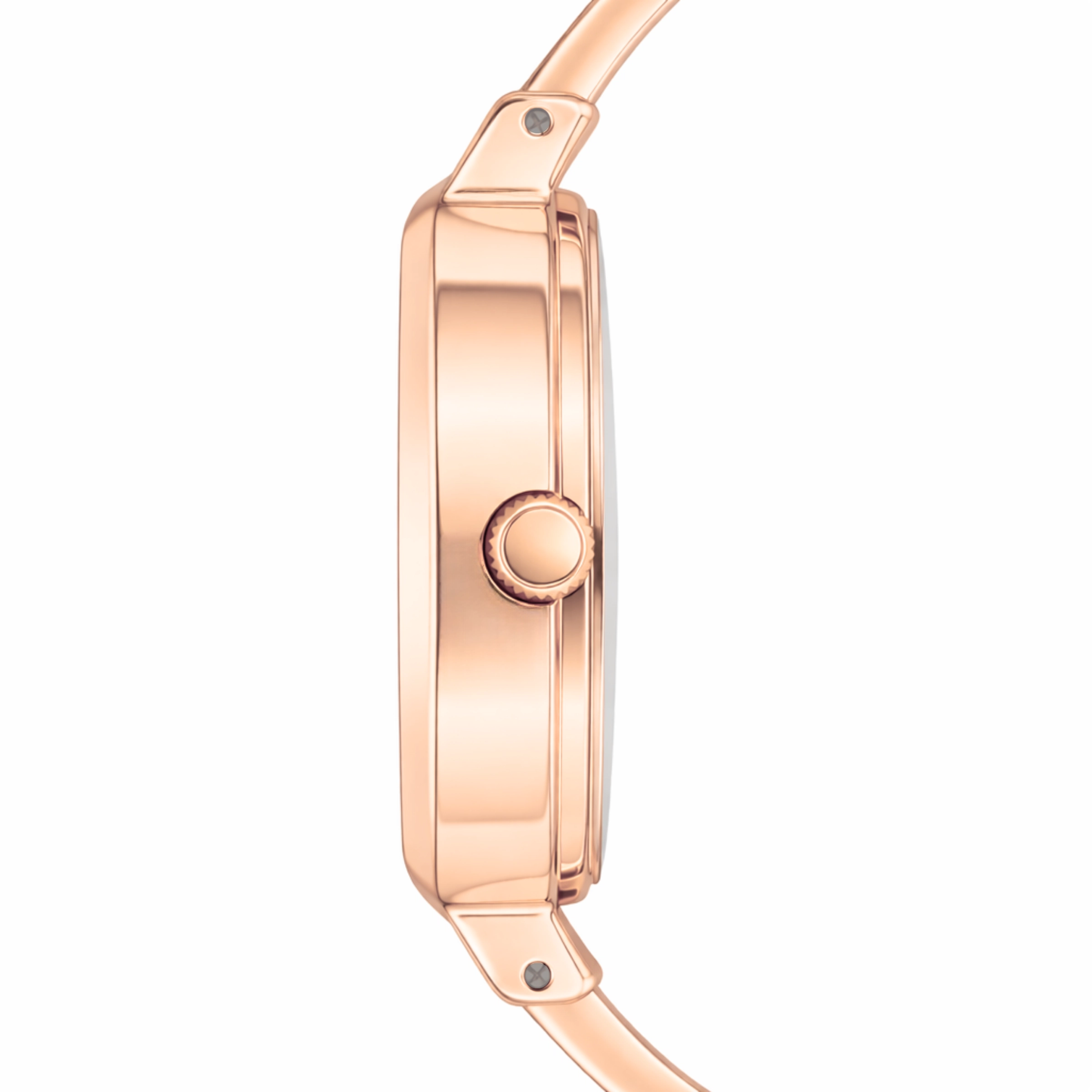 ECSTATIC – Kada Design, Rose Gold Case, Metal Strap, White Dial Women’s Watch
