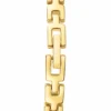 ECSTATIC – Kada Design, Gold Case, Metal Strap, White Dial Women’s Watch